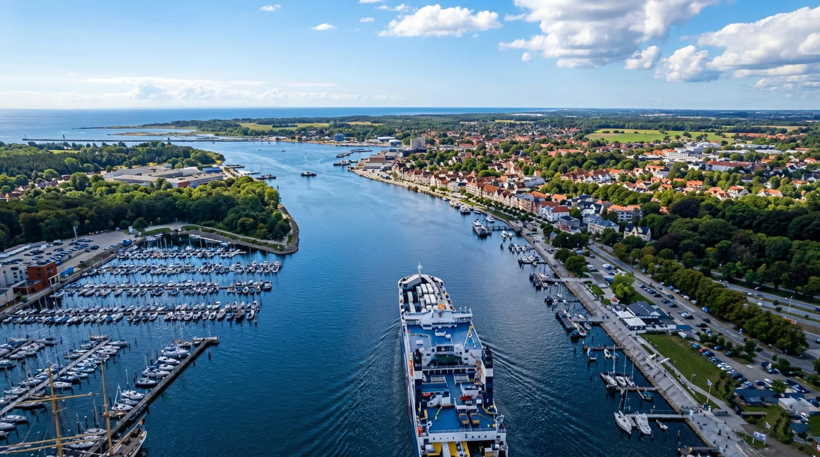 Beach and coast in Travemünde